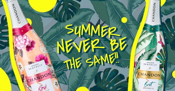 Ultimate Summer iTEM #ChandonXSeafolly Limited Edition bottles 2018