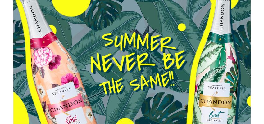 Ultimate Summer iTEM #ChandonXSeafolly Limited Edition bottles 2018