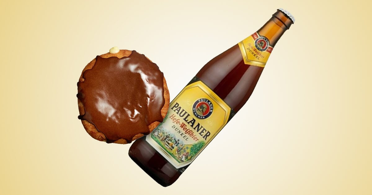 Boston Cream Doughnut X Paulaner Hefe Weissbier Dunkel