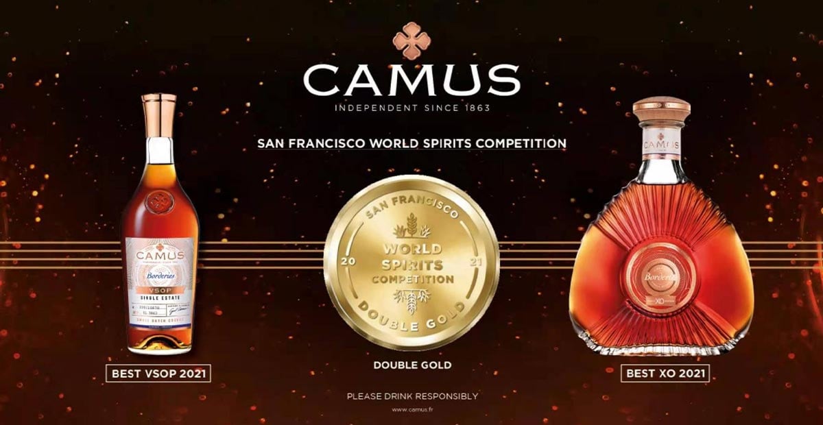 Camus Win best Cognac SFWSC 2021