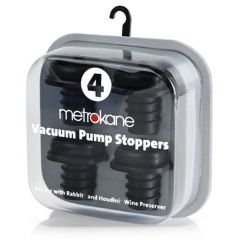 Metrokane  Vacuum Pump Stoppers - Set Of 4