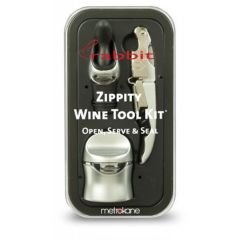 Metrokane  Zippity Wine Tool Kit - Silver