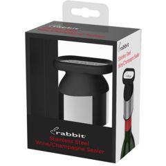 Metrokane  Rabbit Wine/Champagne Sealer - Stainless