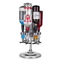 Final Touch  6 Bottle Bar Caddy Liquor Dispenser