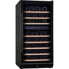 Temptech Collection Classic Dual Zone 100 Bottle (Black) (Wine Cabinets)