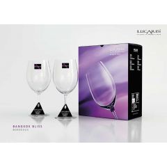 Lucaris Bangkok Bliss Bordeaux Glass (745 ml) ( Pack 2 piece)