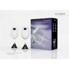 Lucaris Tokyo Temptation Chardonnay Glass (365 ml) ( Pack 2 piece)