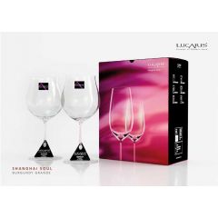 Lucaris Shanghai Soul Burgundy Grande (975 ml) ( Pack 2 piece)