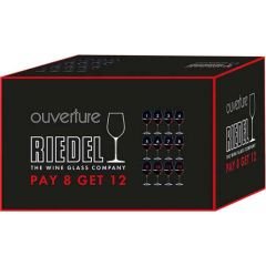 Riedel Value Gift Packs : Ouverture Pay 8 Get 12 Red Wine (Pack 12 piece) (Glassware)