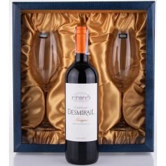 Chateau Desmirail Aoc Margaux 3EME Grand Cru Classe 2015 Premium Box Set (Wine)