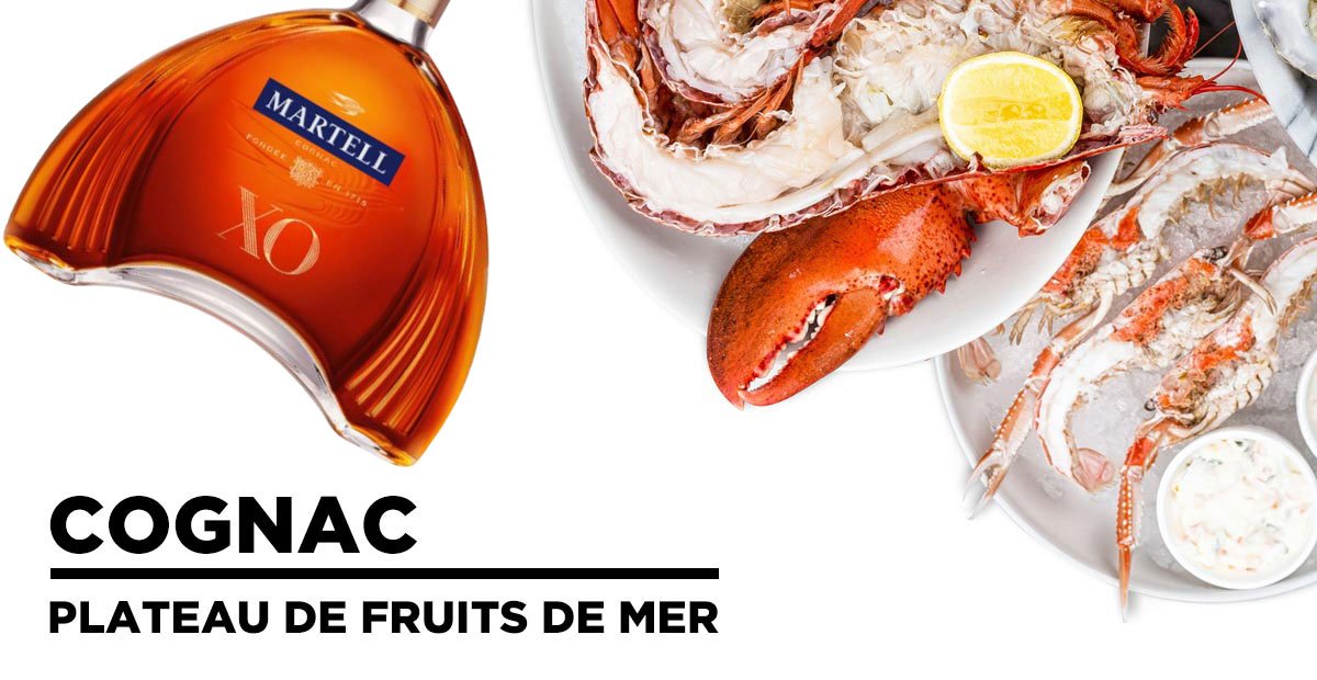 1. Cognac + Plateau de Fruits de Mer