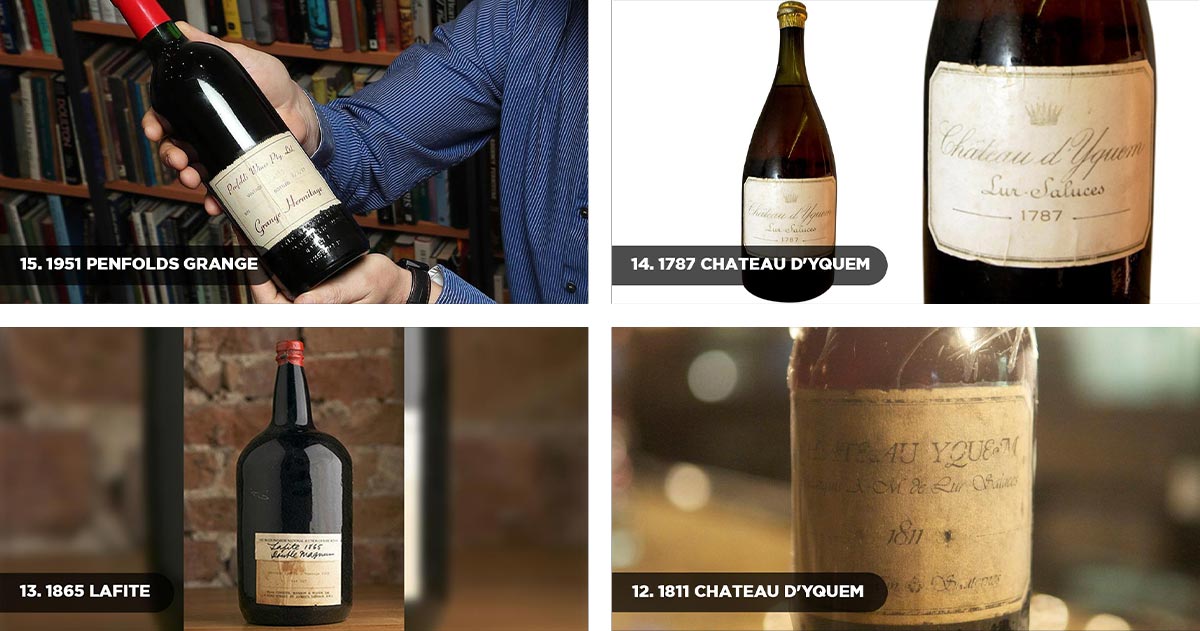 15 World Most Expensive Wine