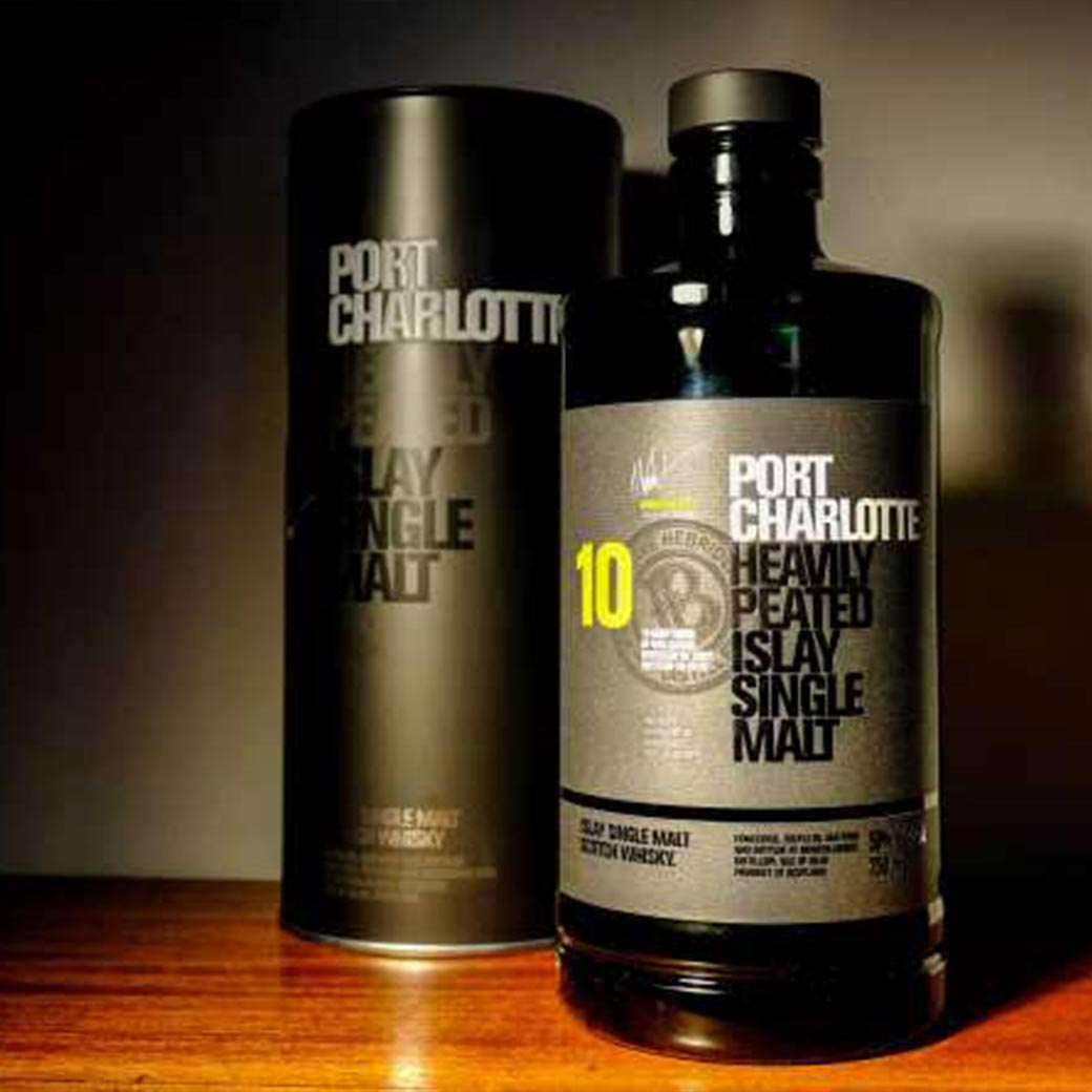 BRUICHLADDICH PORT CHARLOTTE 10 HEAVILY PEATED