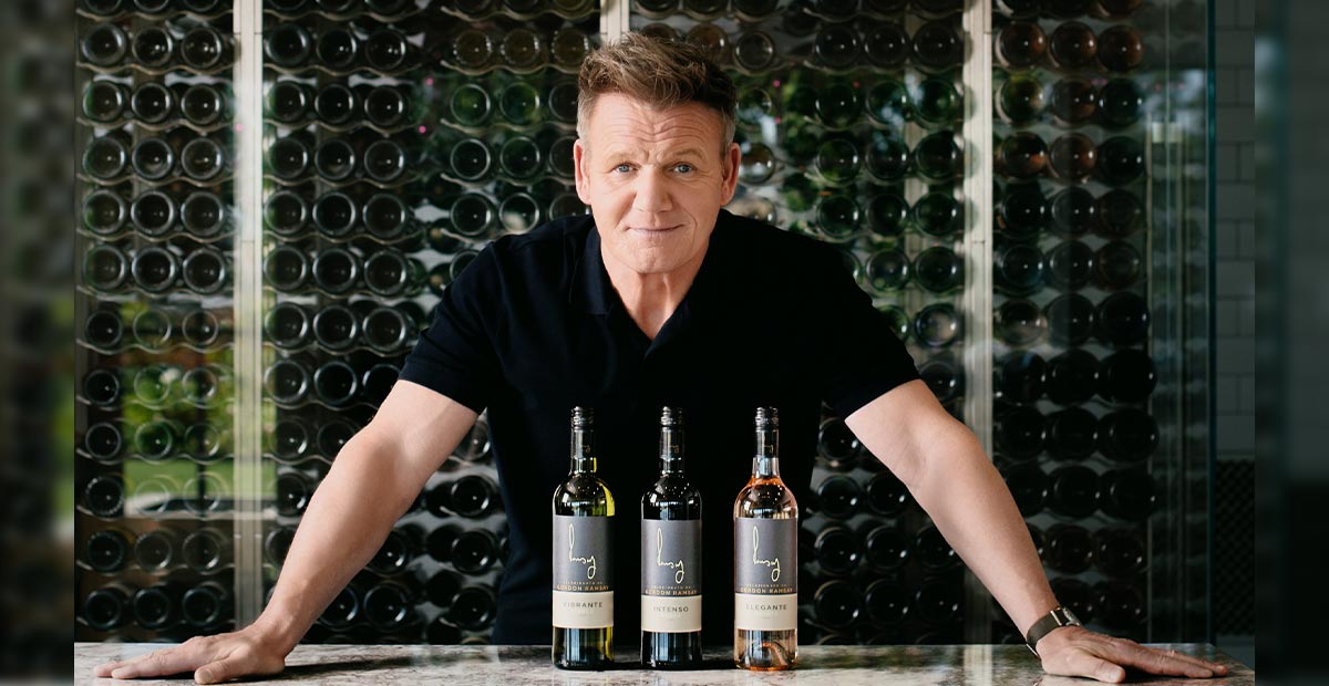 Gordon Ramsay and his Wine