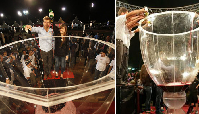 World's Largest Wine Glass