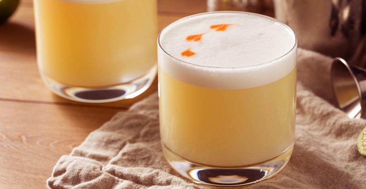Whiskey Sour with Foam