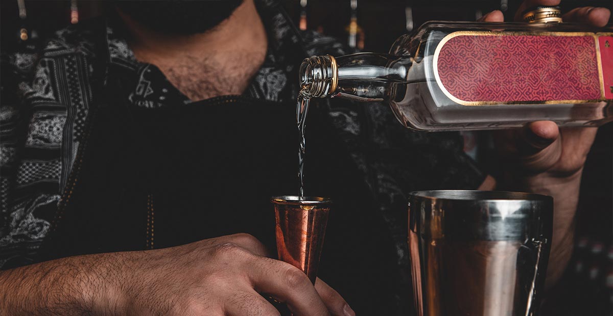 Vodka Pouring